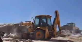 Demolition in Susiya