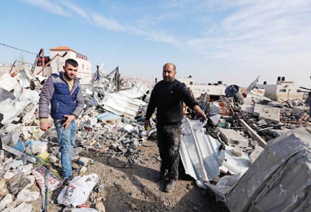 Palestinian home destroyed by Israeli army (PCHR photo)