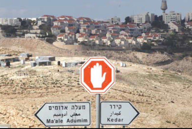 New construction in Ma'ale Adumim settlement (PCHR photo)