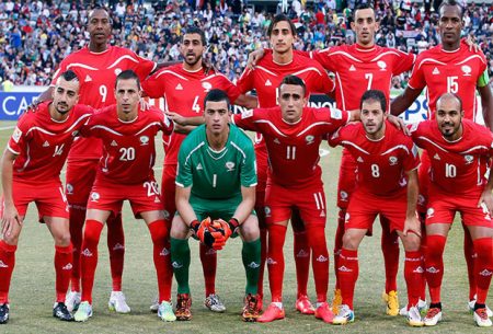 Palestine national team soccer jersey 2021 2022