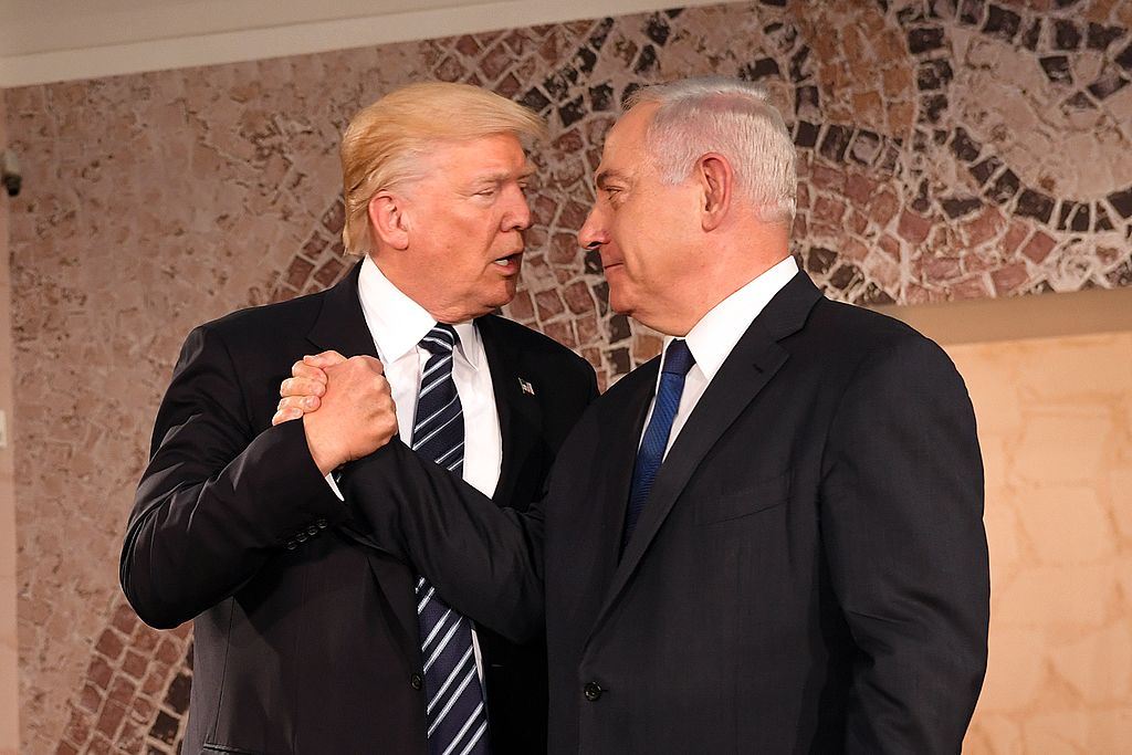 Donald Trump and Israeli Prime Minister Binyamin Netanyahu (image from wikimedia)