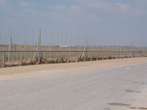 Fence between Gaza and Israel