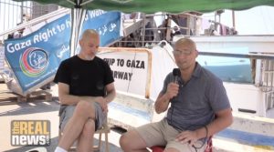 From the Freedom Flotilla, Former Israeli Air Force Pilot Calls for a Boycott of Israel