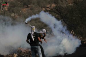 One Palestinian Shot, Others Suffocate at Weekly Kufur Qaddoum March