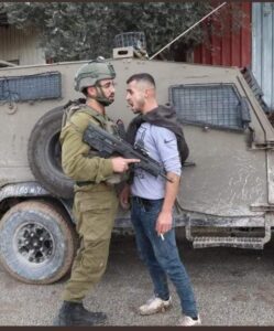 Israeli Army Assaults a Young Man Near Nablus