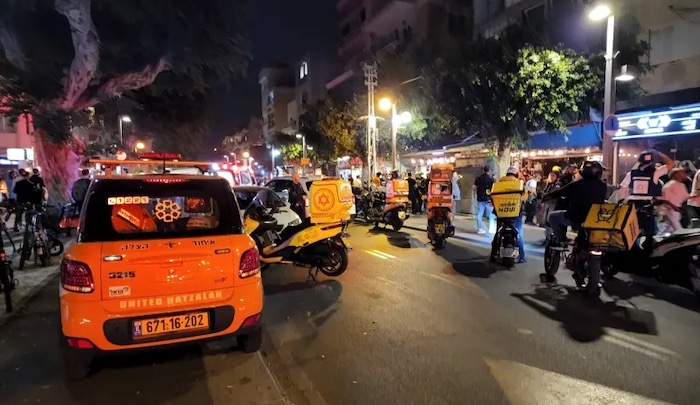 Site of Tel Aviv attack