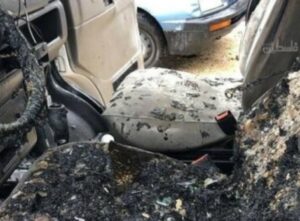 Nablus: Israeli Colonizers, Burn Lands, Barn, Attack Cars, Injure A Palestinian