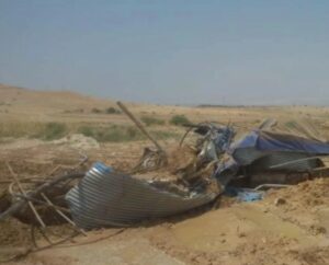 Israeli Army Demolishes Tents And Barns, Abduct Palestinian, Near Nablus