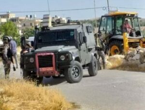 Army Demolishes Carwash Structure Near Bethlehem