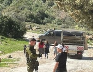 Soldiers Prevent A Palestinian From Entering His Town Near Jenin, Forcing Him To Sleep In His Car