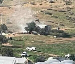 Israeli Army Demolishes Five Homes, Three Irrigation Pools, Near Nablus