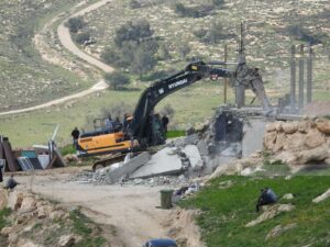 Israeli Authorities Demolish a Home Near Hebron