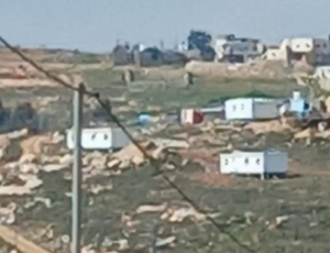 Israeli Colonizers Install Mobile Homes Near Bethlehem
