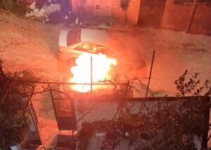 Israeli Colonizers Shoot Two Palestinians, Burn Vehicle and a Home, Near Nablus