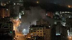 Israeli Army Detonates a Palestinian Home in Nablus
