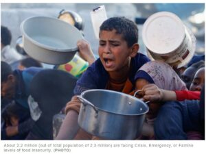 Israel plans to displace Gazans to “humanitarian islands flooded with aid”
