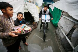 Kids in Rafah (image from UNRWA)