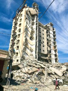 Large residential building in Gaza on March 9, 2024