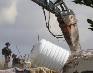 Israeli Soldiers Demolish A Palestinian Home In Al-Walaja