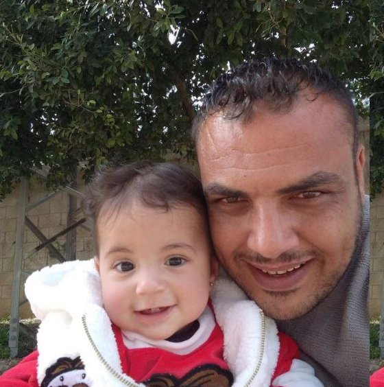 Raed Alian and his daughter, killed Saturday night by Israeli forces