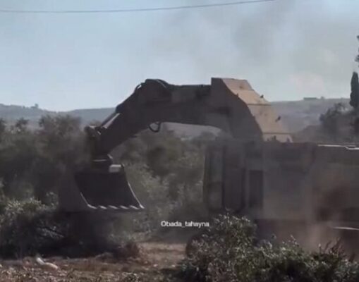 Israeli forces bulldoze Palestinian farmland near Jenin