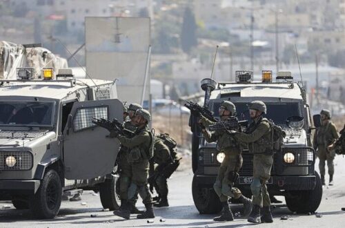 Israeli forces injure two Palestinians in Qalqilia raid