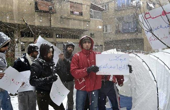 18,000 Palestine Refugees Trapped in Yarmouk Amid Snowstorm